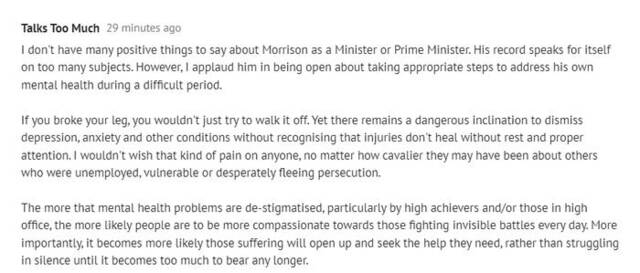 澳媒：莫里森2021年任职总理期间曾用抗抑郁药物，应对包括涉华工作时的严重焦虑